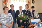 Житель села Советское Дмитрий Иванович Заозеров отмечает свое девяностолетие