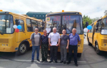 Районы Алтайского края получили 40 новых школьных автобусов