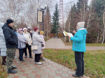 Аллею исчезнувших деревень Советского района открыли сегодня в Центральном парке с. Советское