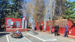 В Советском районе в преддверии Дня Победы приводят в порядок памятники
